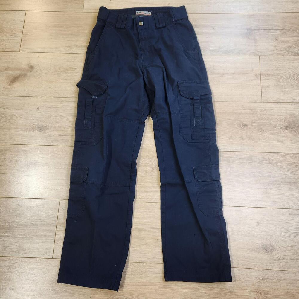 5.11 Tactical Taclite EMS Pants Mens 30x32 Navy Blue Canvas Utility Workwear